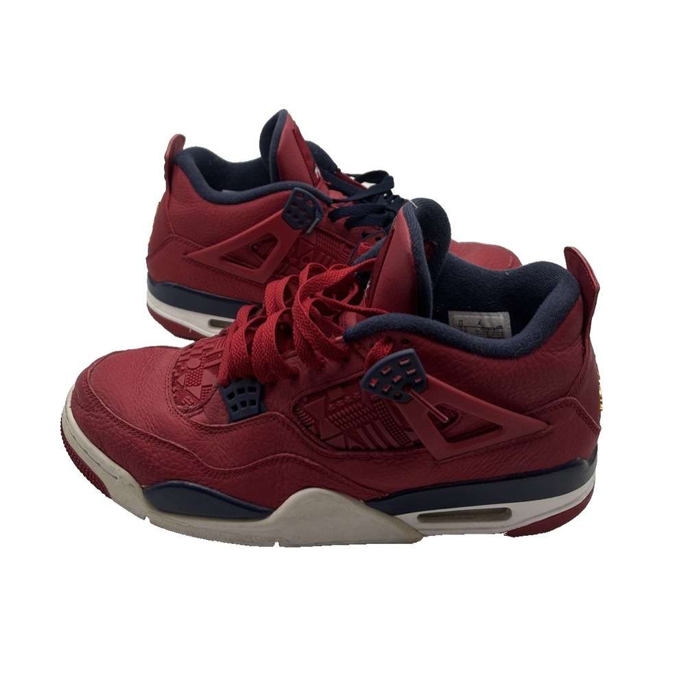 Jordan Air Jordan 4 Retro FIBA Red CI1184-617 Mens Athletic Sneakers Size 11